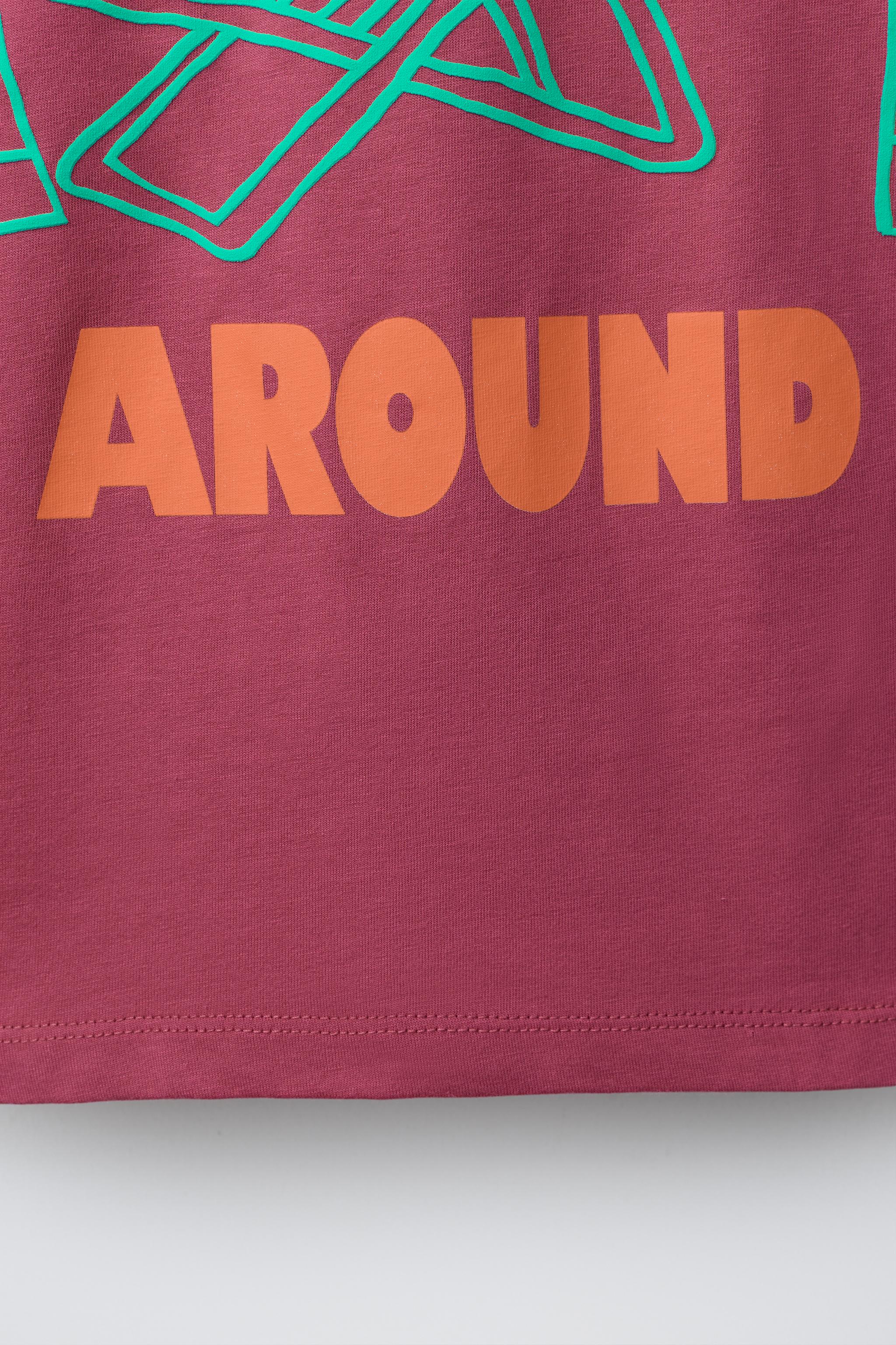 PRINTED TEXT T-SHIRT